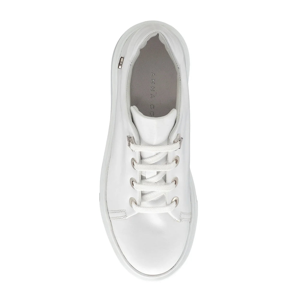 Pantofi Sport Dama 7117 Vitello Alb