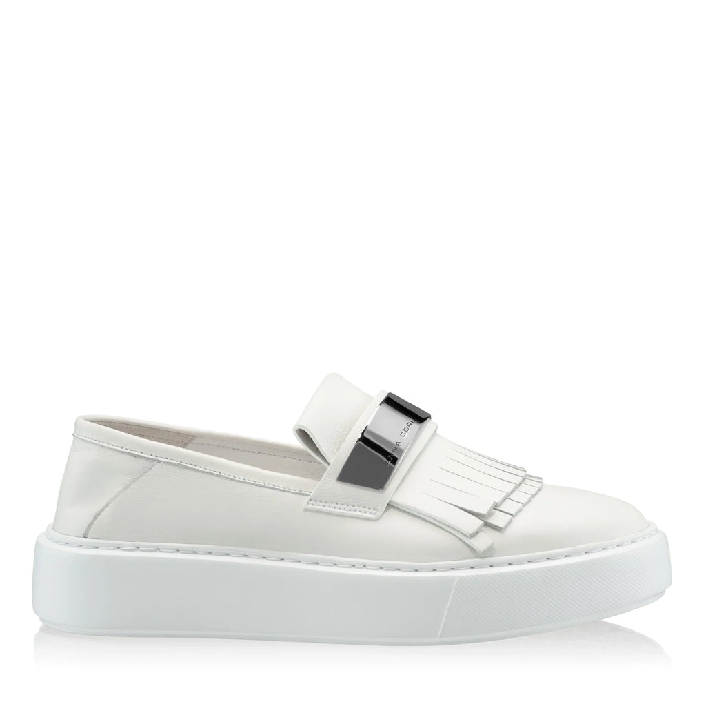 Pantofi Casual Dama 7543 Vitello Alb
