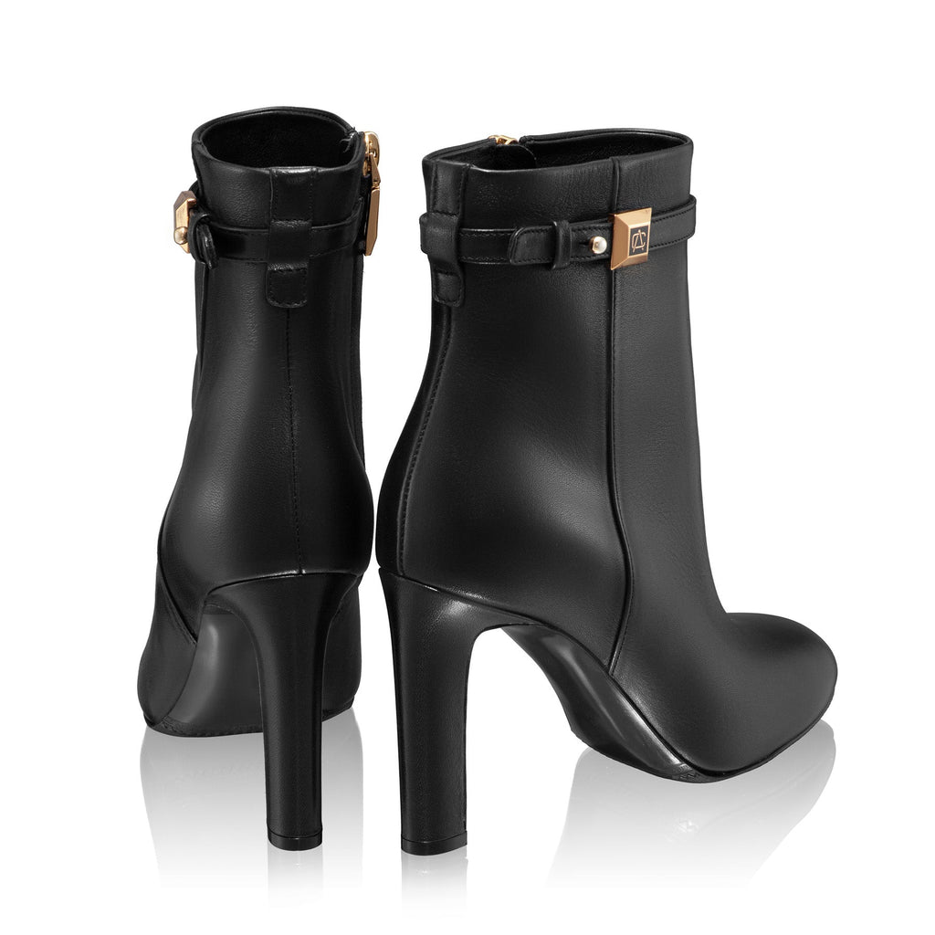 Botine Dama 7972 Vitello Negru