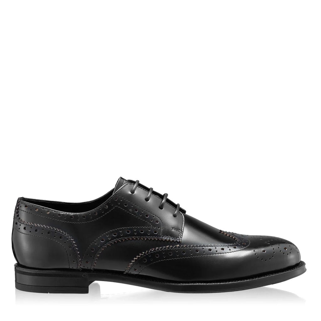 Pantofi Eleganti Barbati 7020 Abrazivato Negru