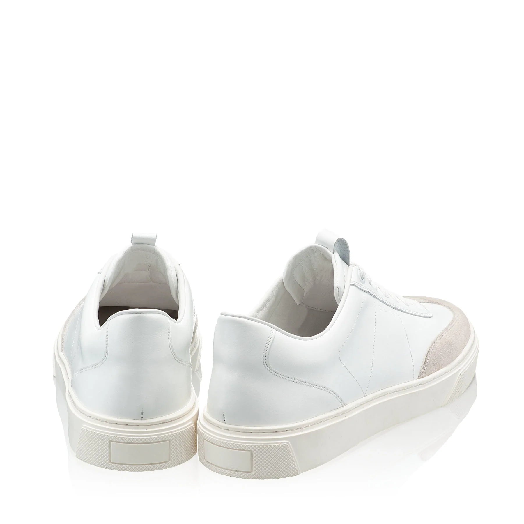 Pantofi Sport Barbati 7312 Vitello + Crosta Alb