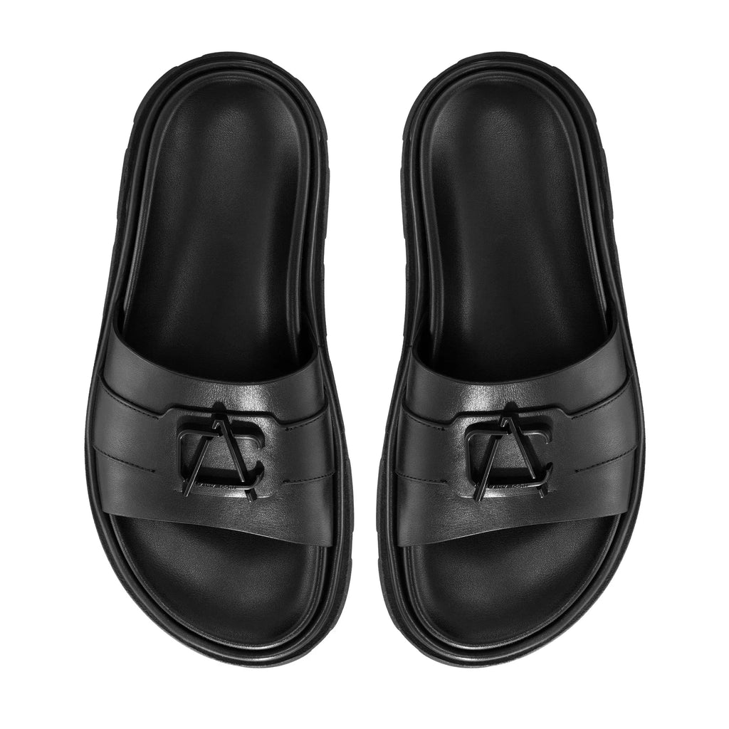 Papuci Dama 7547 Vitello Negru