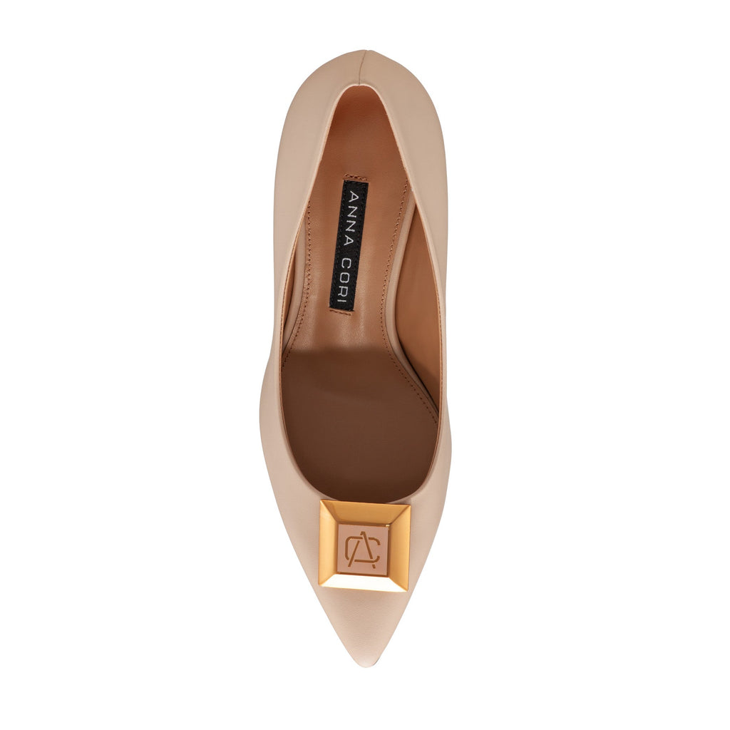 Pantofi Eleganti Dama 8069 Vitello Nude