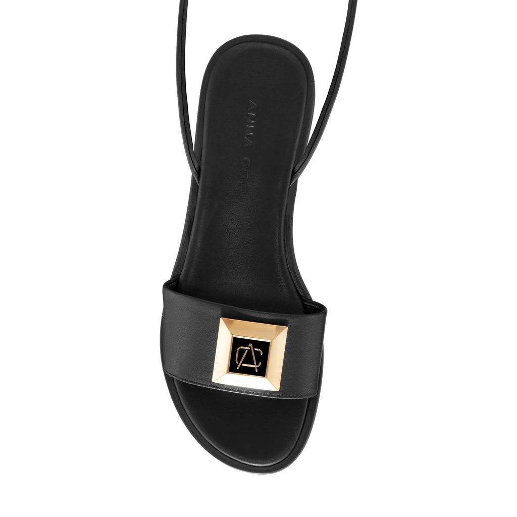 Sandale Dama 7564 Vitello Negru
