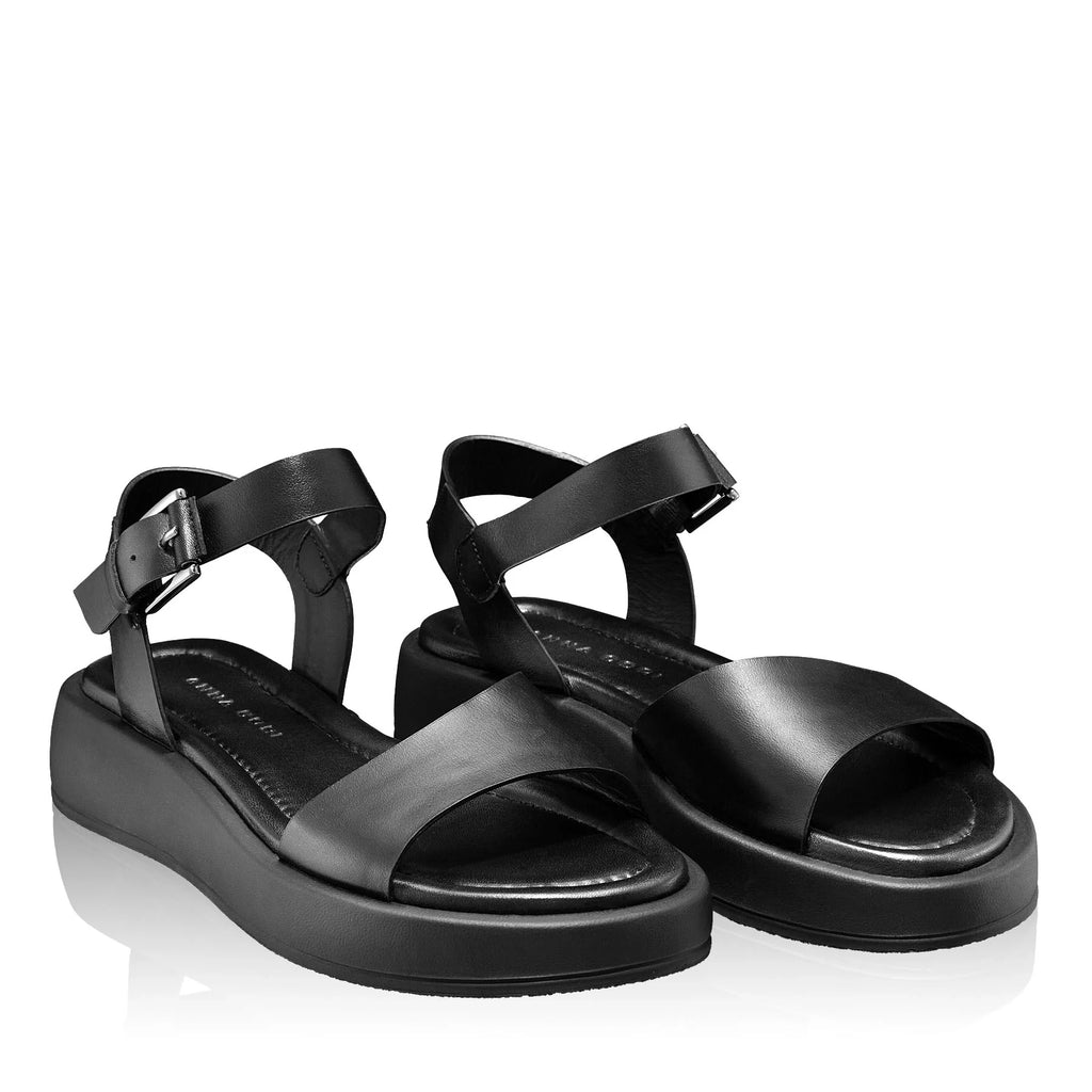 Sandale Dama 6187 Vitello Negru