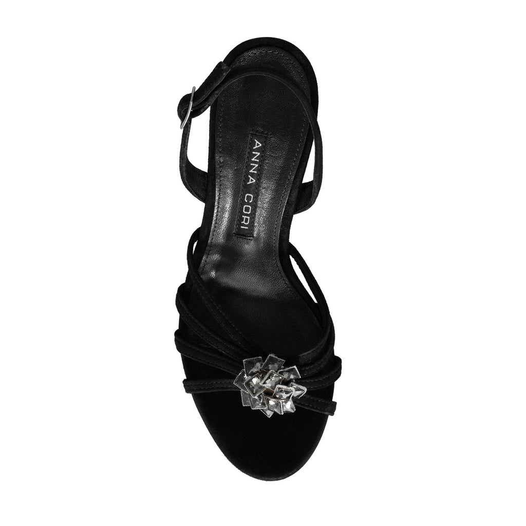 Sandale Dama 8029 Camoscio Negru