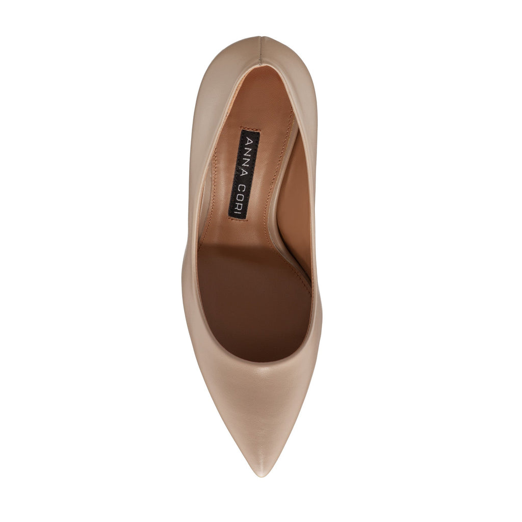 Pantofi Eleganti Dama 6146 Vitello Bej