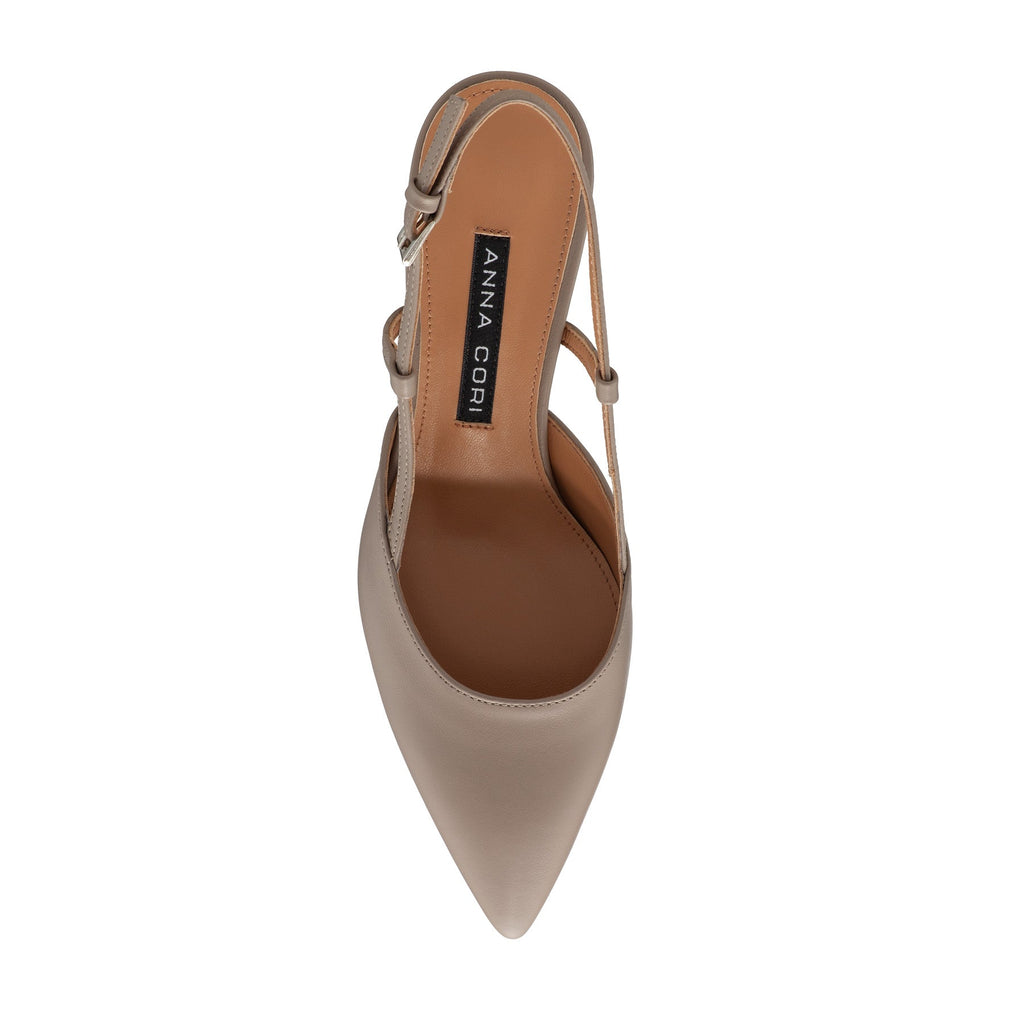 Pantofi Decupati Dama 8053 Vitello Taupe