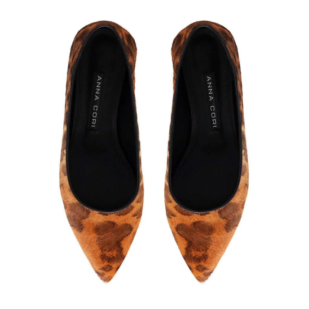 Balerini Dama 8182 Cavallino Leopard Camel+Maro