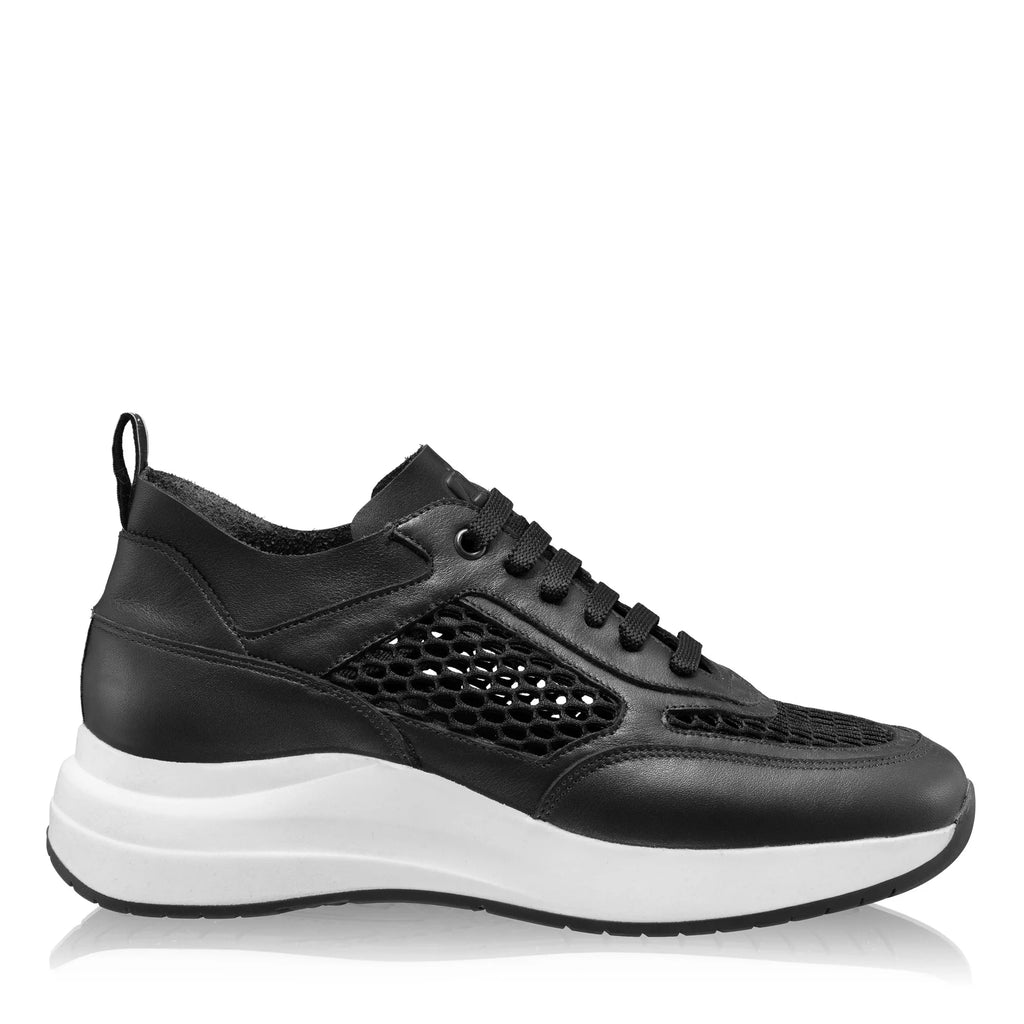 Pantofi Sport Dama 8132 Vitello+Rete Negru