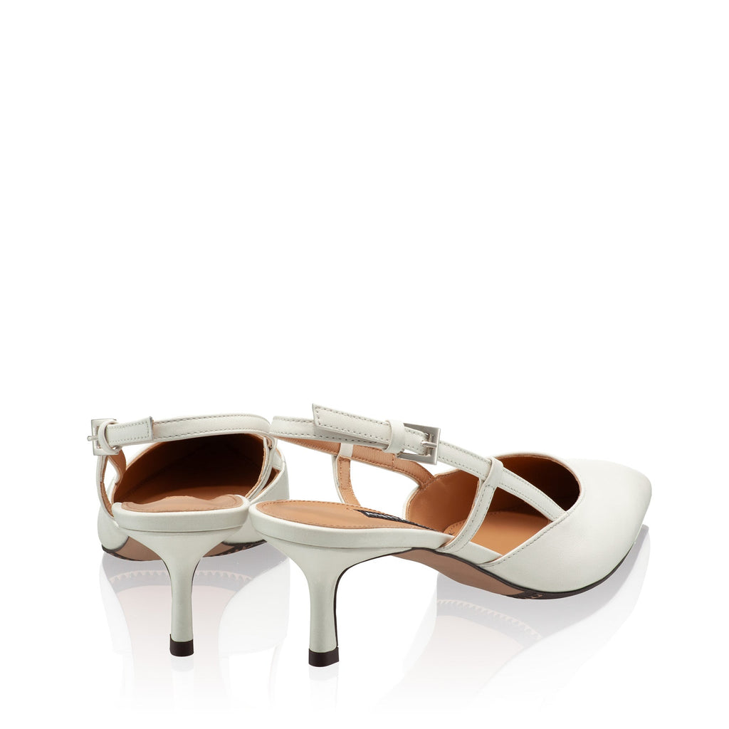 Pantofi Decupati Dama 8053 Vitello Panna