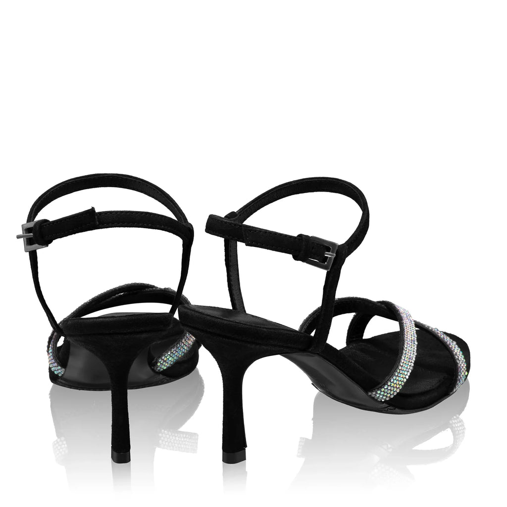 Sandale Dama 8030 Camoscio Negru