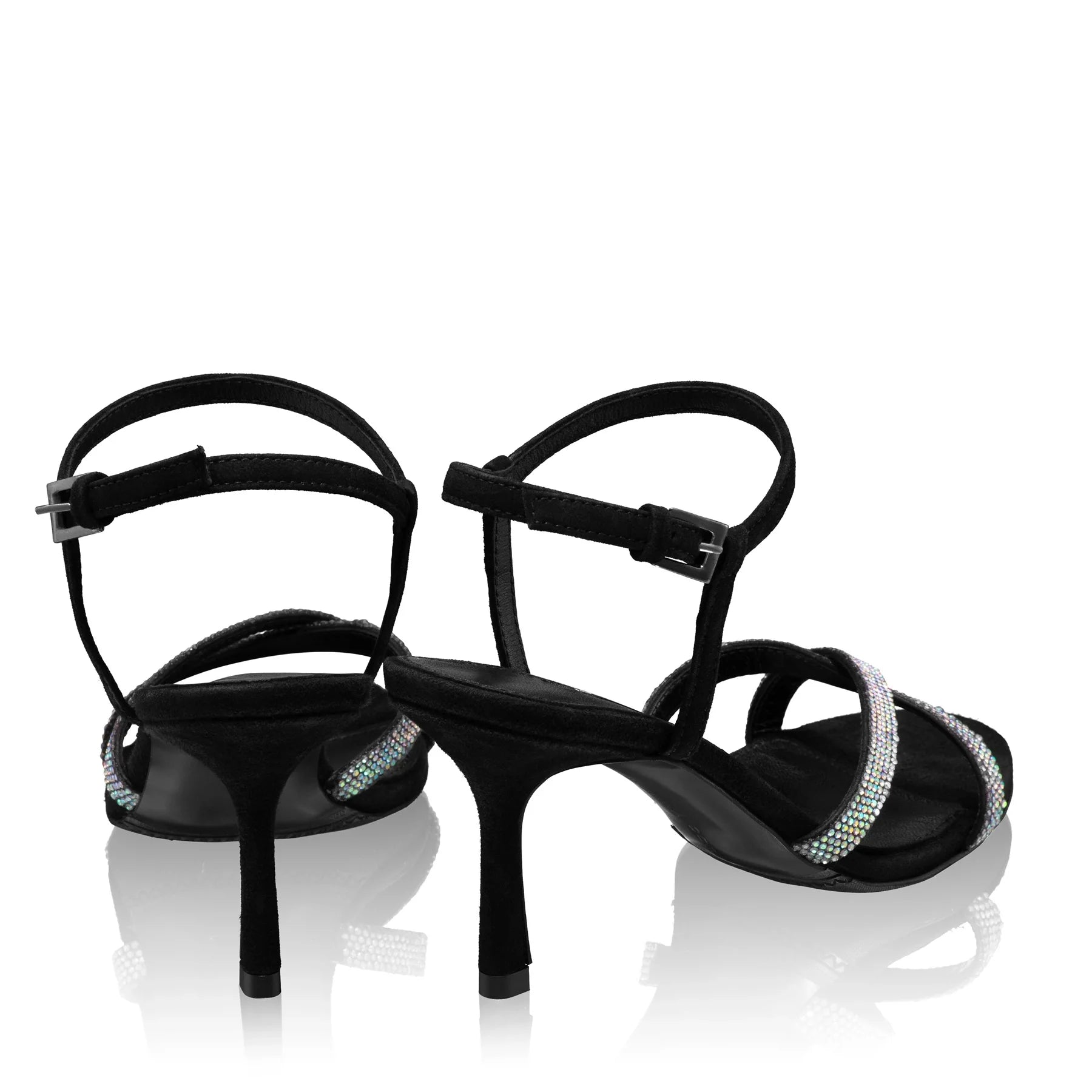Sandale Dama 8030 Camoscio Negru