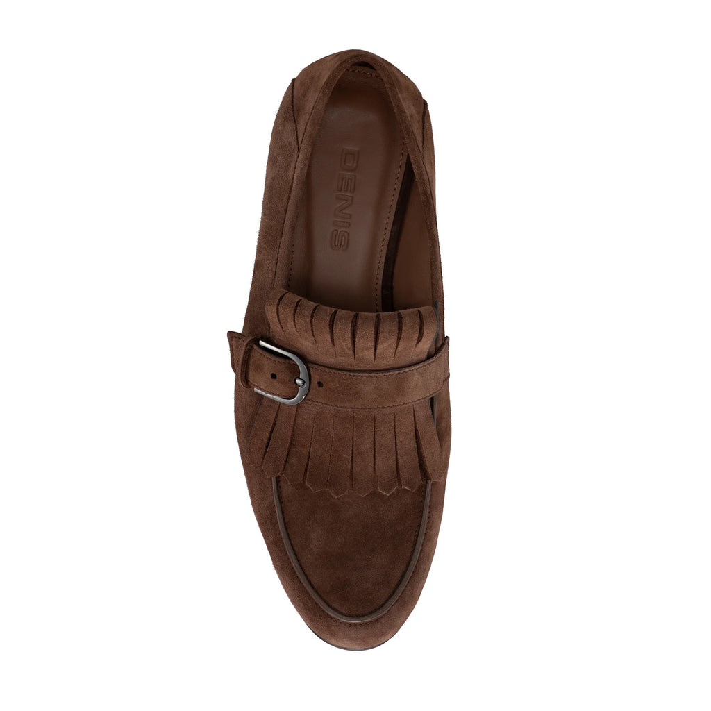 Pantofi Eleganti Barbati 7357 Camoscio Maro
