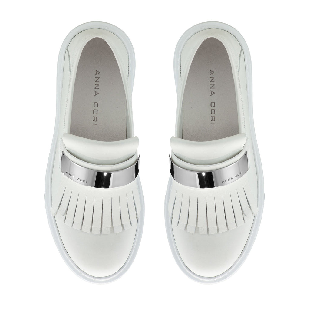 Pantofi Casual Dama 7543 Vitello Alb